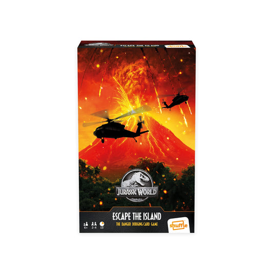 Cartamundi Jurassic World Escape The Island Card Game, For 2-4 Players, Great Gift For Kids Aged 6+