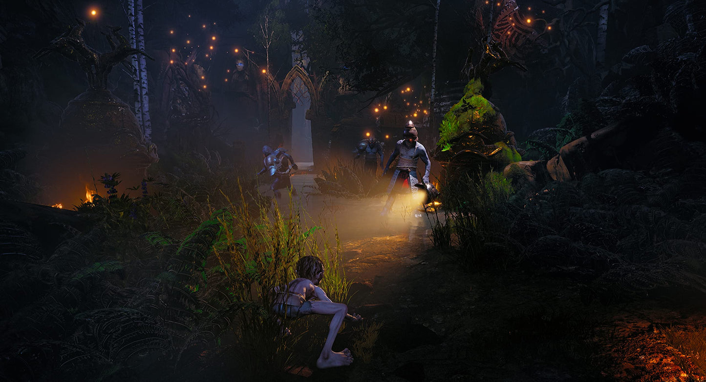 Nacon The Lord of the Rings Gollum game for PS5, showing Gollum character in a dark, detailed fantasy environment.