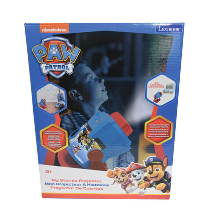 LEXIBOOK, Paw Patrol, My stories brought to light, Story projector with sounds, timer and booklet, blue/red, LTC100PA