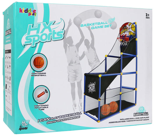 Kiddie Play King Sport Basketball arcade Hoop Rack Toy Basketball Hoop Arcade Game indoor Sports Toys for Kids Indoor/Outdoor Basketball Stand for Boys and Girls| Stable Base Stand