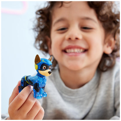 PAW Patrol: The Mighty Movie Toy Car with Chase Mighty Pups Action Figure, Lights and Sounds, Kids’ Toys for Boys and Girls 3+