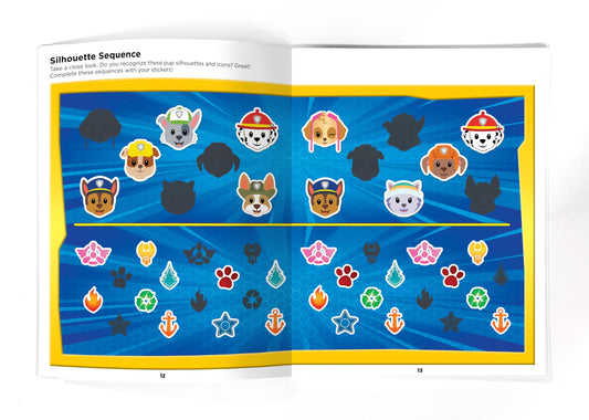 Paw Patrol Sticker Book Treasury - Activity Books for kids, 350 reusable stickers, 96 pages of fun