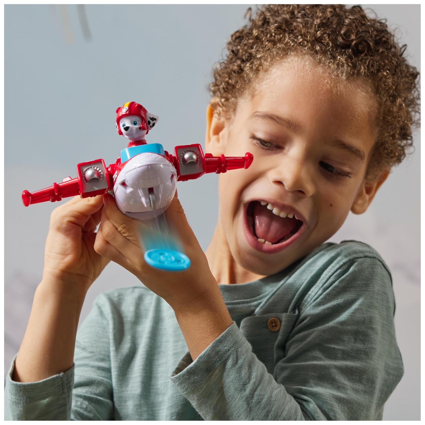 Paw Patrol: Air Rescue Marshall Action Figure & Hero Hydro Plane Toy with Projectile Launcher & 2 Projectiles, Kids’ Toys for Boys & Girls Aged 3+