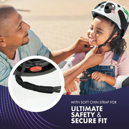 KAYMAN Kids Bike Helmet age 3 to 12, Adjustable Safety Gear for Boys and Girls, Suited to Scooter, Cycling, Skateboard & Roller Skating - Protection for Boys & Girls