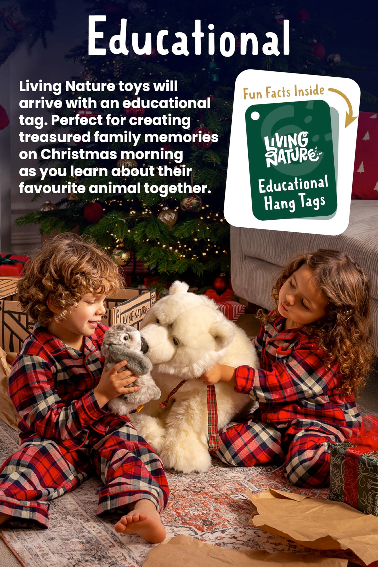 Living Nature Brown Sitting Lop Eared Rabbit, Realistic Soft Cuddly Bunny Toy, Naturli Eco-Friendly Plush, 18cm