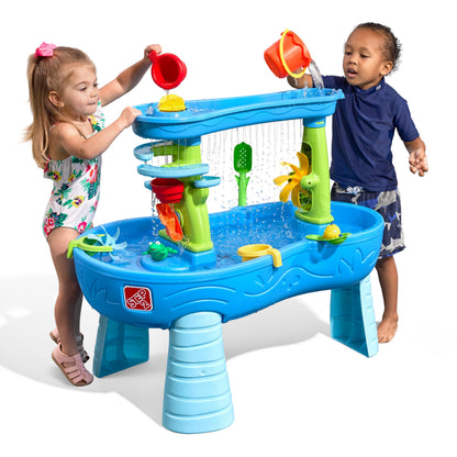 Step2 Double Showers Water Table with 11-pieces accessory set | Water Play, Activity Table | For the garden