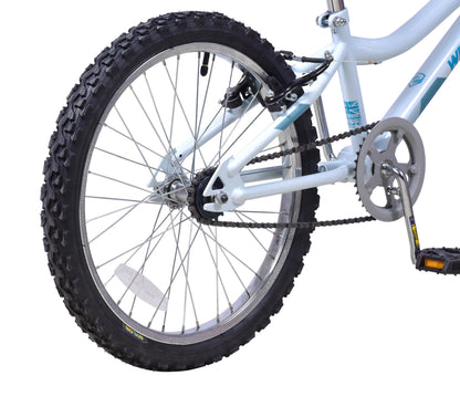 Wildtrak - 20 Inch Bike for Children 6-9 Years Old, Adjustable brakes - White
