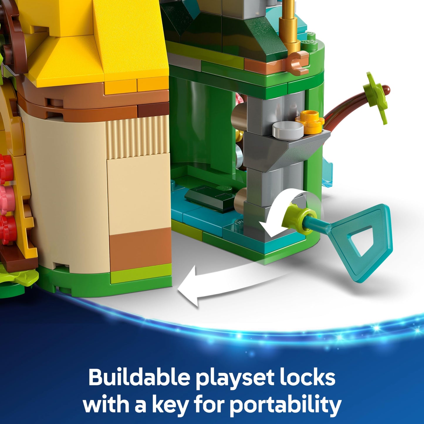 LEGO | Disney Moana 2 Moana's Island Fun - Building Toy for 5+ Year Old Girls, with a House, Waterfall Slide & 2 Micro Dolls incl. Simea - Collectible Birthday Gift for Fans - 43260