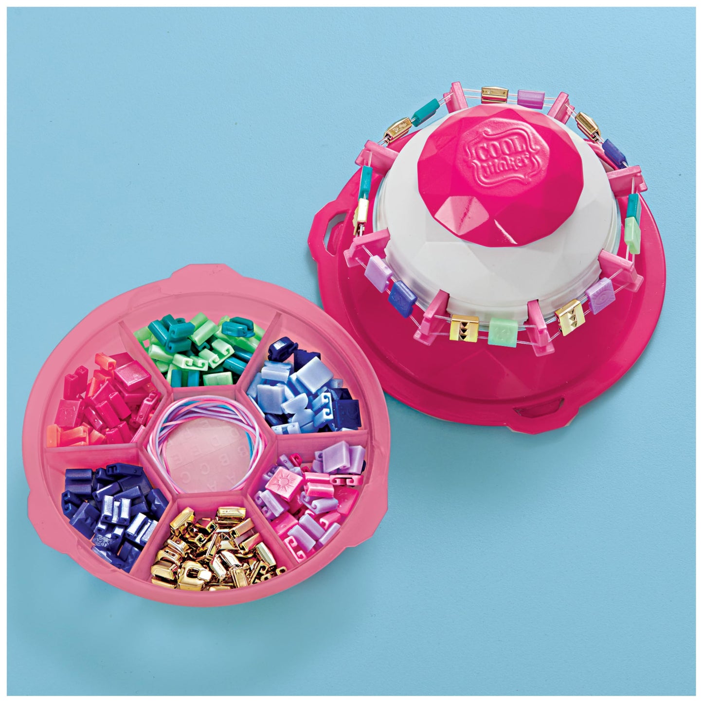Cool MAKER PopStyle Bracelet Maker, 170 Stylish Beads, 10 Bracelets, Storage, Friendship Bracelet-Making Kit, DIY Arts and Crafts Kids’ Toys for Girls