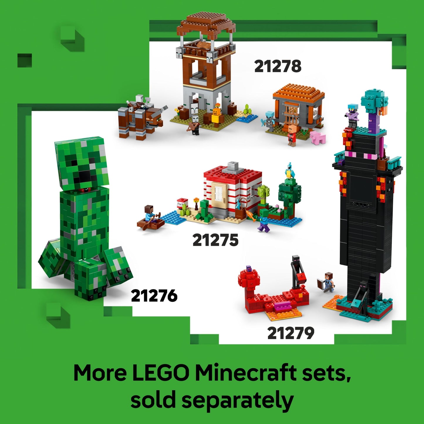 LEGO Minecraft The Pickaxe Mine - Interactive Building Toy - incl. Alex, Miner and Stray Spider Jockey Figures - Collectible Gamer Gift for 8+ Year Old Boys & Girls - 21277