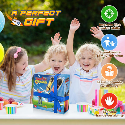 Anginne Kids Toys Age 3-9, Garden Games 3-9 Years Old Boys Girls Gift Outdoor Toy Kids Boys Stomp Toys Rocket
