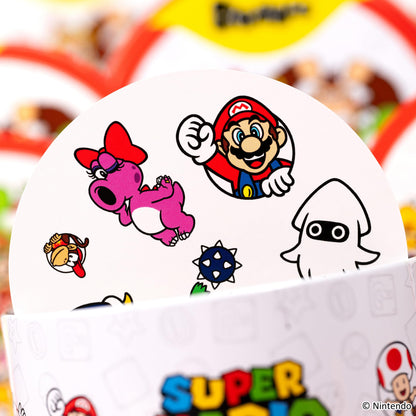Asmodee Dobble Super Mario family card game with colorful Mario-themed cards for ages 6+, suitable for 2-8 players