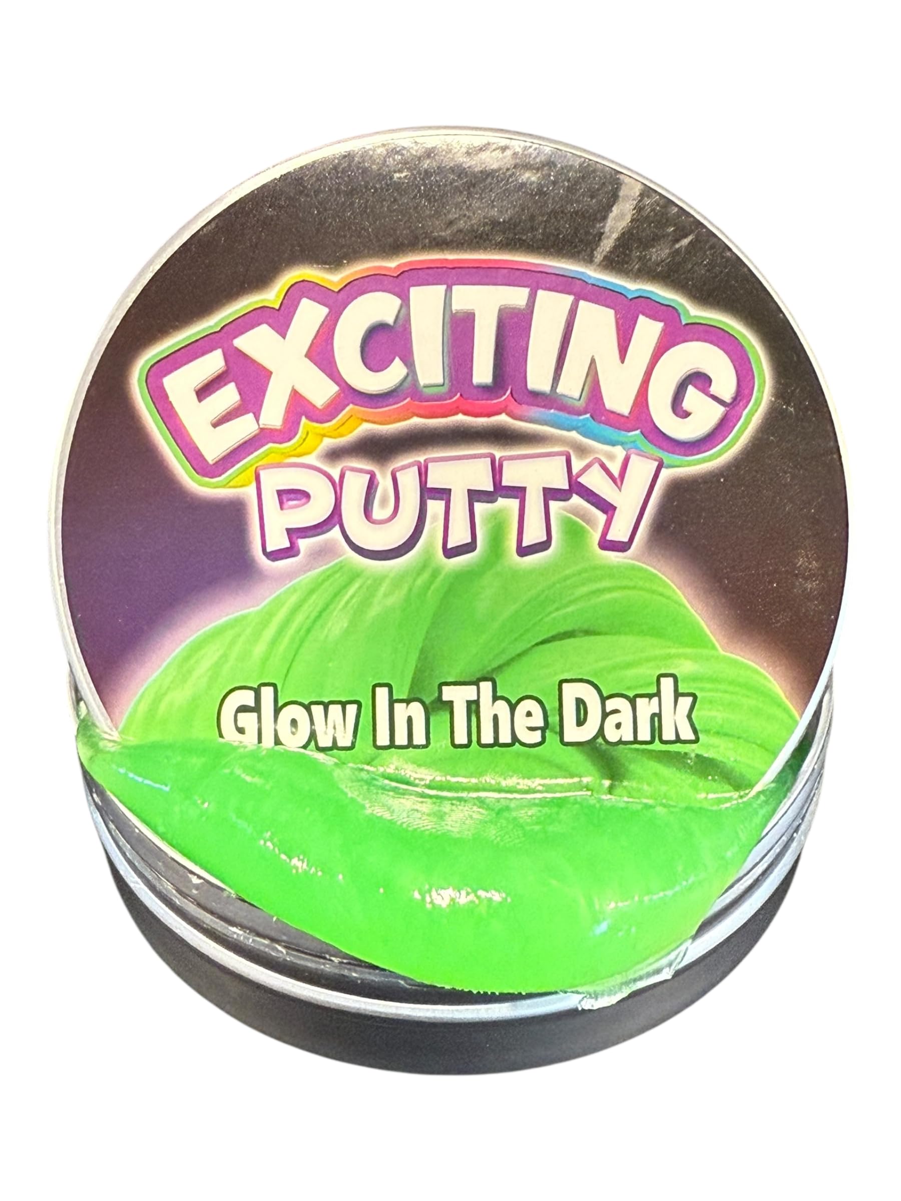 Set of 3 kids' stretchy glow-in-the-dark, heat-sensitive, UV reactive putty by Bodygenix, ideal for stress relief for children and adults