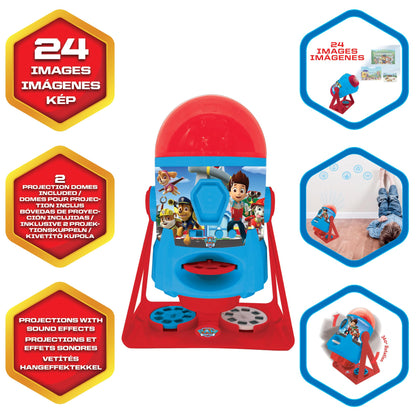 LEXIBOOK, Paw Patrol, My stories brought to light, Story projector with sounds, timer and booklet, blue/red, LTC100PA