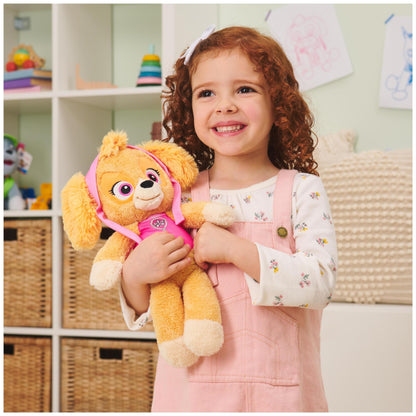 GUND PAW Patrol Official Skye Take-Along Buddy Plush Toy, Premium Stuffed Animal for Ages 1 and Up, Pink/Brown, 33.02cm