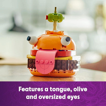 LEGO Fortnite Durrr Burger set featuring collectible figure and building toys for kids and teens.