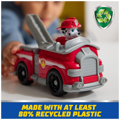 Paw Patrol, Marshall’s Fire Engine, Toy Vehicle with Collectible Action Figure, Sustainably Minded Kids’ Toys for Boys & Girls Aged 3 and Up
