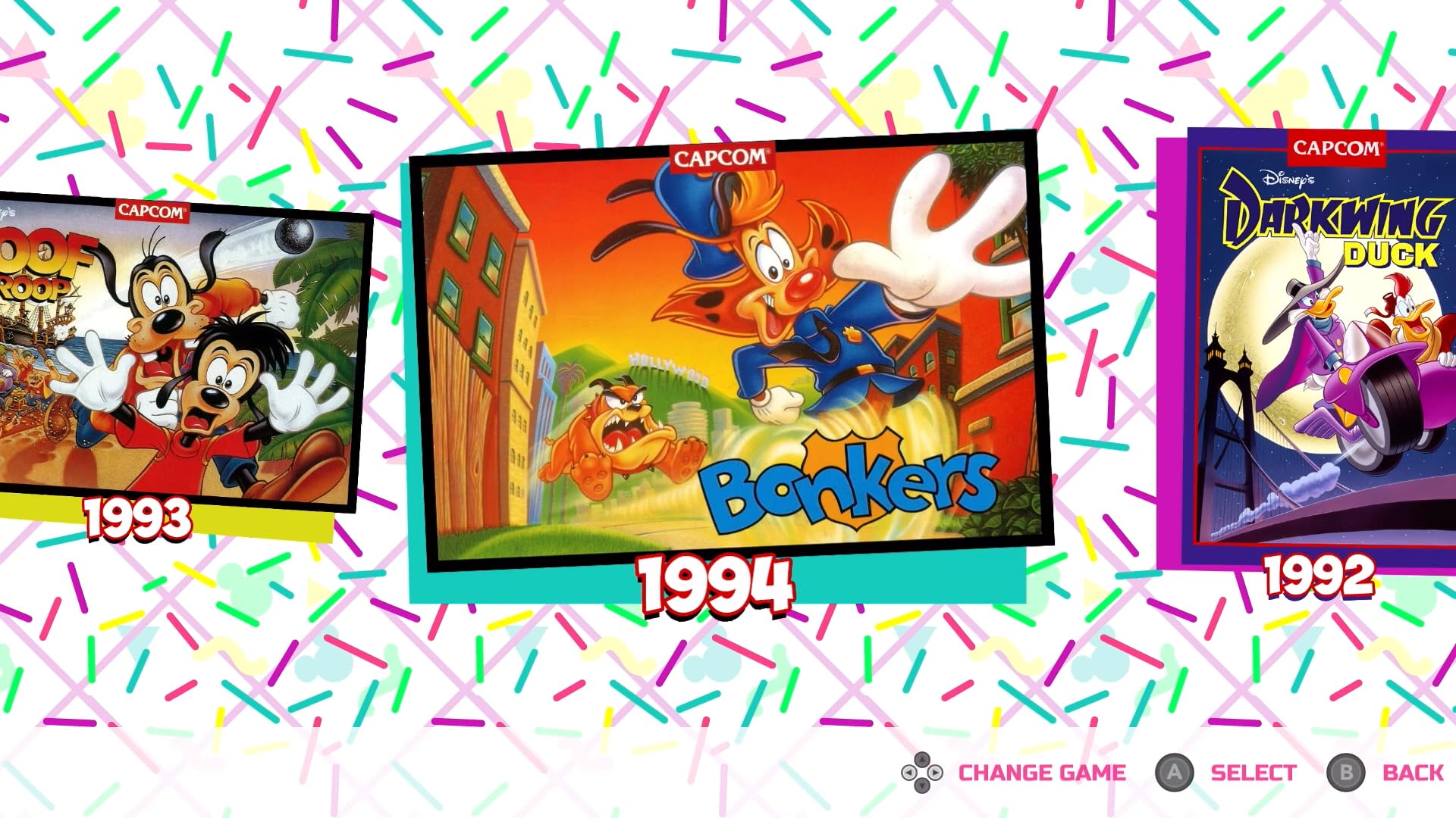 Nintendo Switch game case for The Disney Afternoon Collection by Atari, featuring colorful artwork of classic Disney characters.
