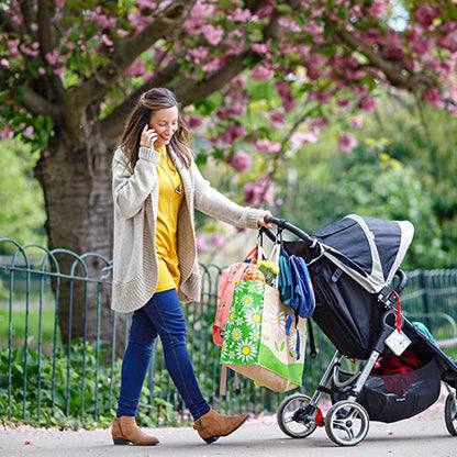 Baby Uma Baby Buggy Clips with non-slip design and 5kg capacity, universal pram accessories for secure travel.