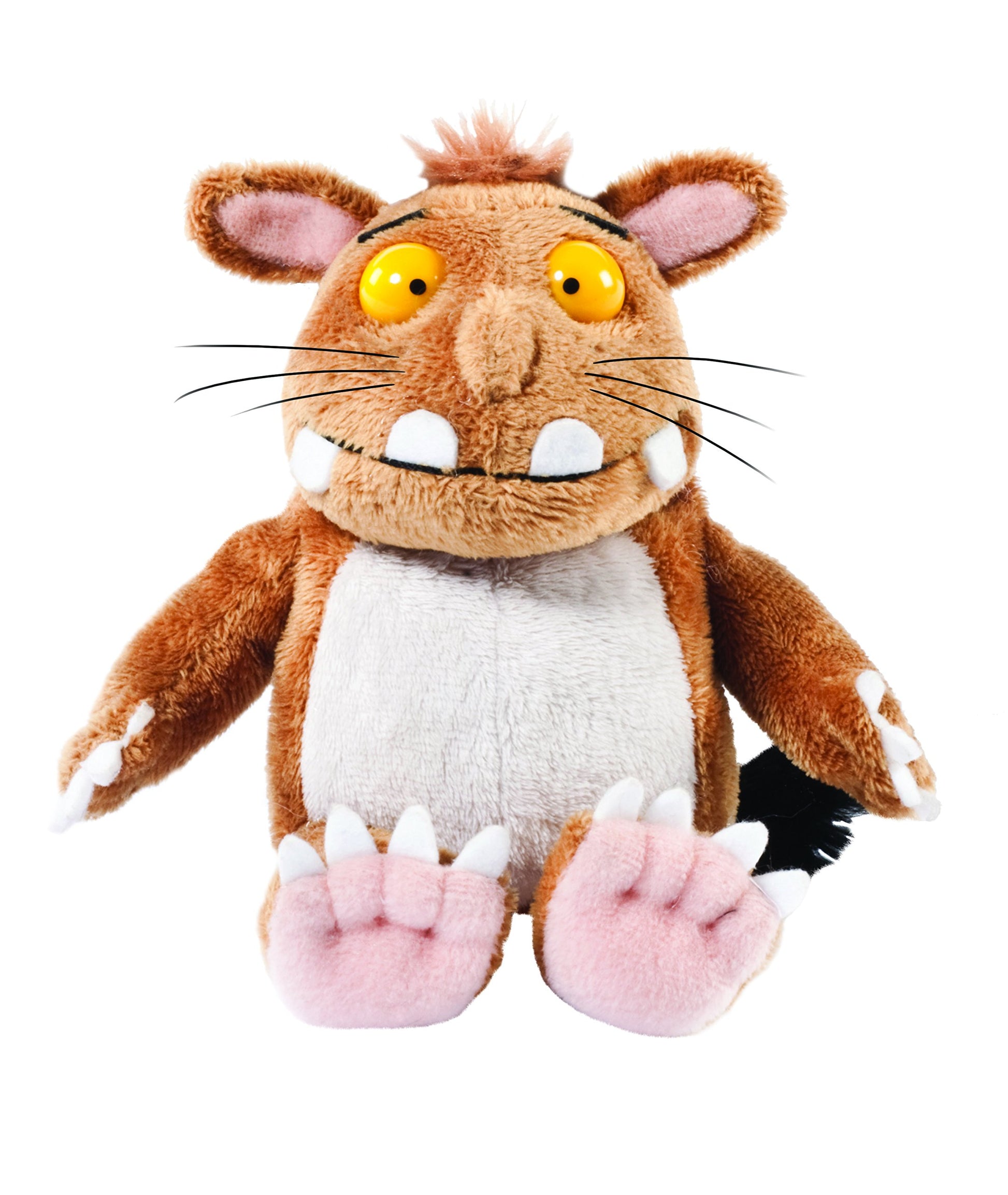 AURORA The Gruffalo's Child soft toy in brown and white, 7-inch plush plush toy from Aurora's official merchandise line.