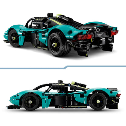 LEGO Technic Aston Martin Valkyrie model kit, detailed buildable car with intricate design, perfect for kids aged 9 and over.