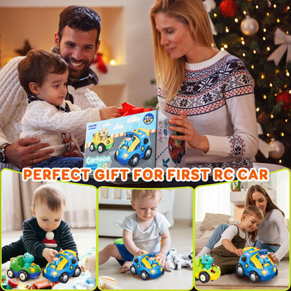 Pup Go First Police Remote Control Car for Toddler 18 Months+, Ideal for Girls, 2 Interchangeable Dolls with Siren & Lights, Baby RC Police Racing Toy (Sapphire Blue)