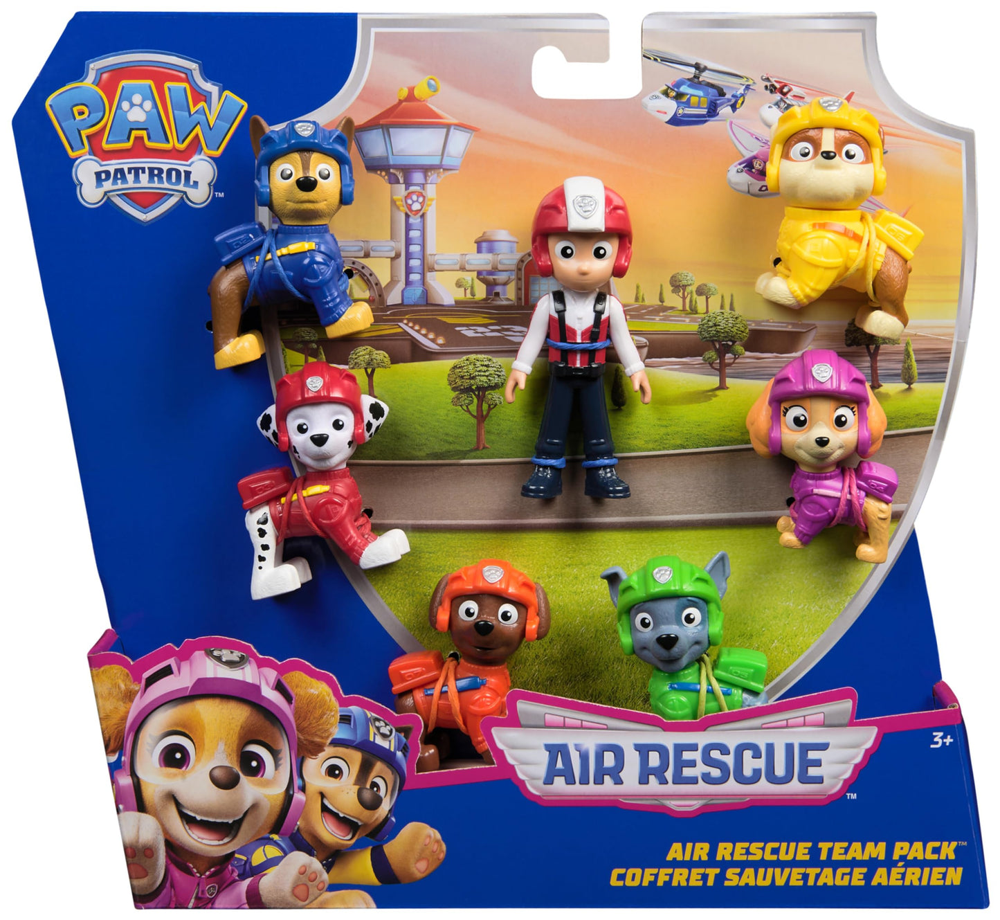 Paw Patrol: Air Rescue Toy Figures Gift Pack, with 7 Collectible Action Figures, Kids’ Toys for Boys & Girls Aged 3 and up