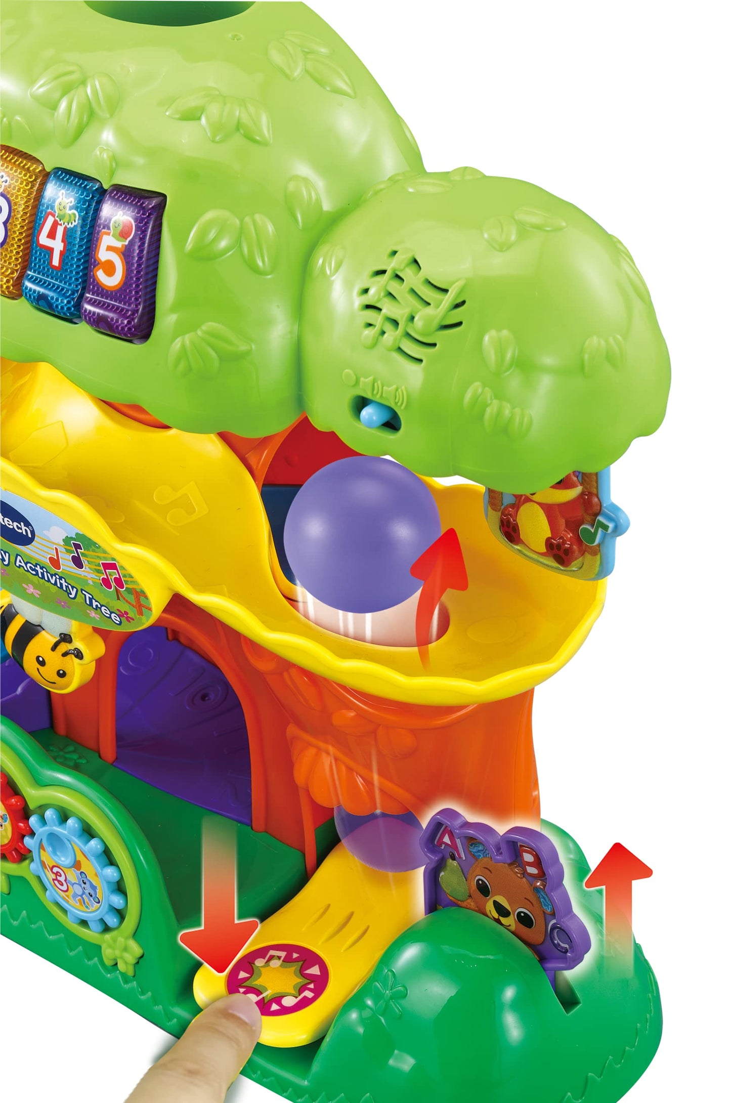 VTech Baby Pop & Play Activity Tree, Interactive Baby Toy with Coloured Balls, Lights & Music, Learn Numbers & Animals, Gift for Infants & Toddlers 1, 2, 3 years +, English version