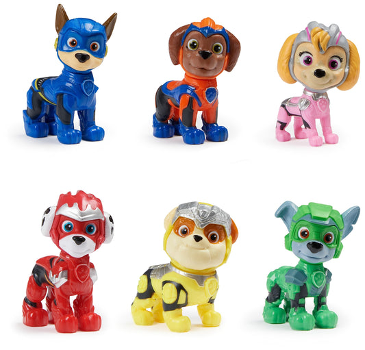 Paw Patrol: The Mighty Movie Toy Figures Gift Pack with 6 Collectible Action Figures, Kids’ Toys for Boys and Girls Aged 3 and up