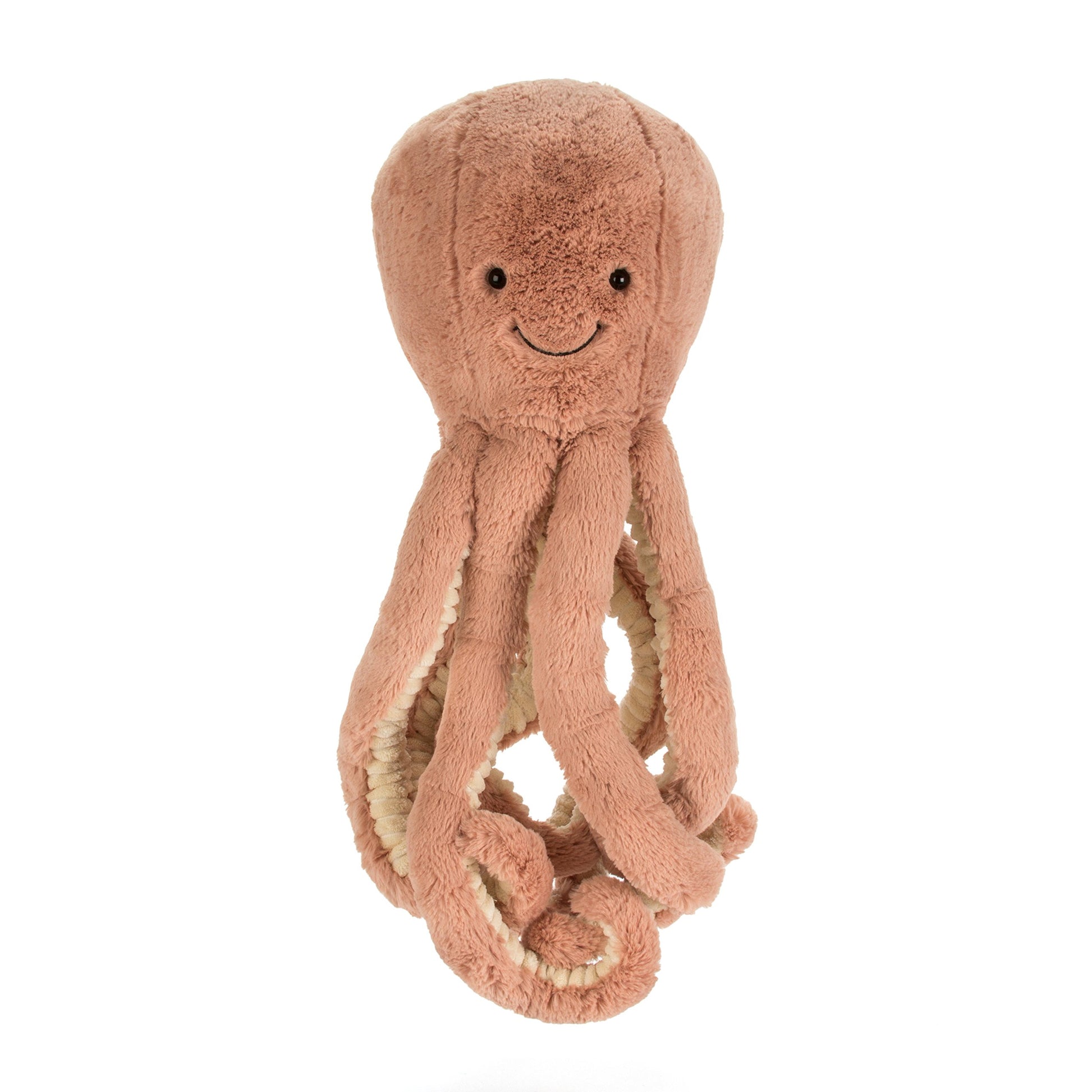 Jellycat Odell Octopus plush toy, 23 cm, featuring soft tentacles and a friendly expression, ideal for cuddling.