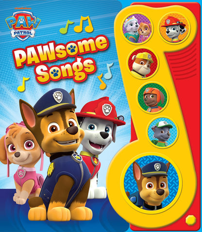 Nickelodeon PAW Patrol Chase, Skye, Marshall, and More! - PAWsome Songs! Music Sound Book - PI Kids (Paw Patrol: Play-a-song)