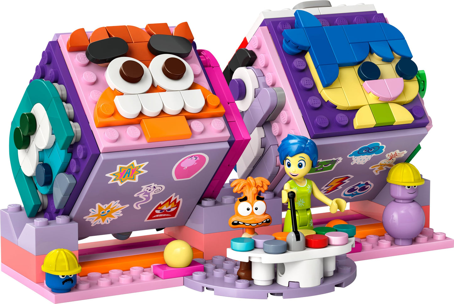 LEGO Disney Pixar Inside Out 2 Mood Cubes Playset, Building Toy for 9 Plus Year Old Girls & Boys, Includes Character Mini-Doll Figures from the Film, Fun Gift to Share Emotions like Joy 43248
