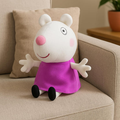 TY Peppa Pig Suzy Sheep Beanie Baby 15 cm – Soft Plush Toy Teddy for Kids, Collectible Stuffed Animal Plushies Soft Toy Gift for Toddlers & Children