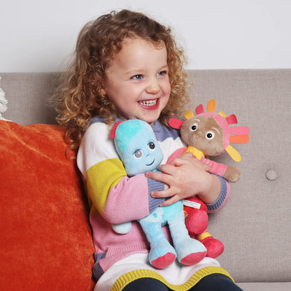 In the Night Garden Cuddly Soft Toy CBeebies Upsy Daisy Softie 30cm for Babies Toddlers 0-3 Suitable from Birth Colourful Comforting Cuddly Toy, Pink, Ice