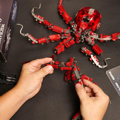Ideas Mechanical Octopus Building Sets for Adult,Compatible with Lego Ocean Animal Collection Toy Home or Office Decor for Adults STEM Building Gift for Teens Boys & Girls 8-16 （882pcs）