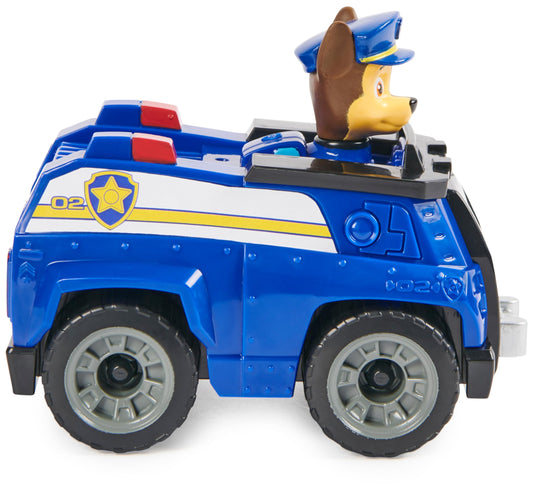 Paw Patrol, Chase’s Patrol Cruiser, Toy Car with Collectible Action Figure, Sustainably Minded Kids’ Toys for Boys & Girls Aged 3 and Up