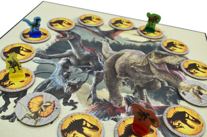 Cartamundi Jurassic World Dino Chase Board Game, Exciting Family Friendly Dinosaur Game, For 2-4 Players, Great Gift For Kids Aged 4+