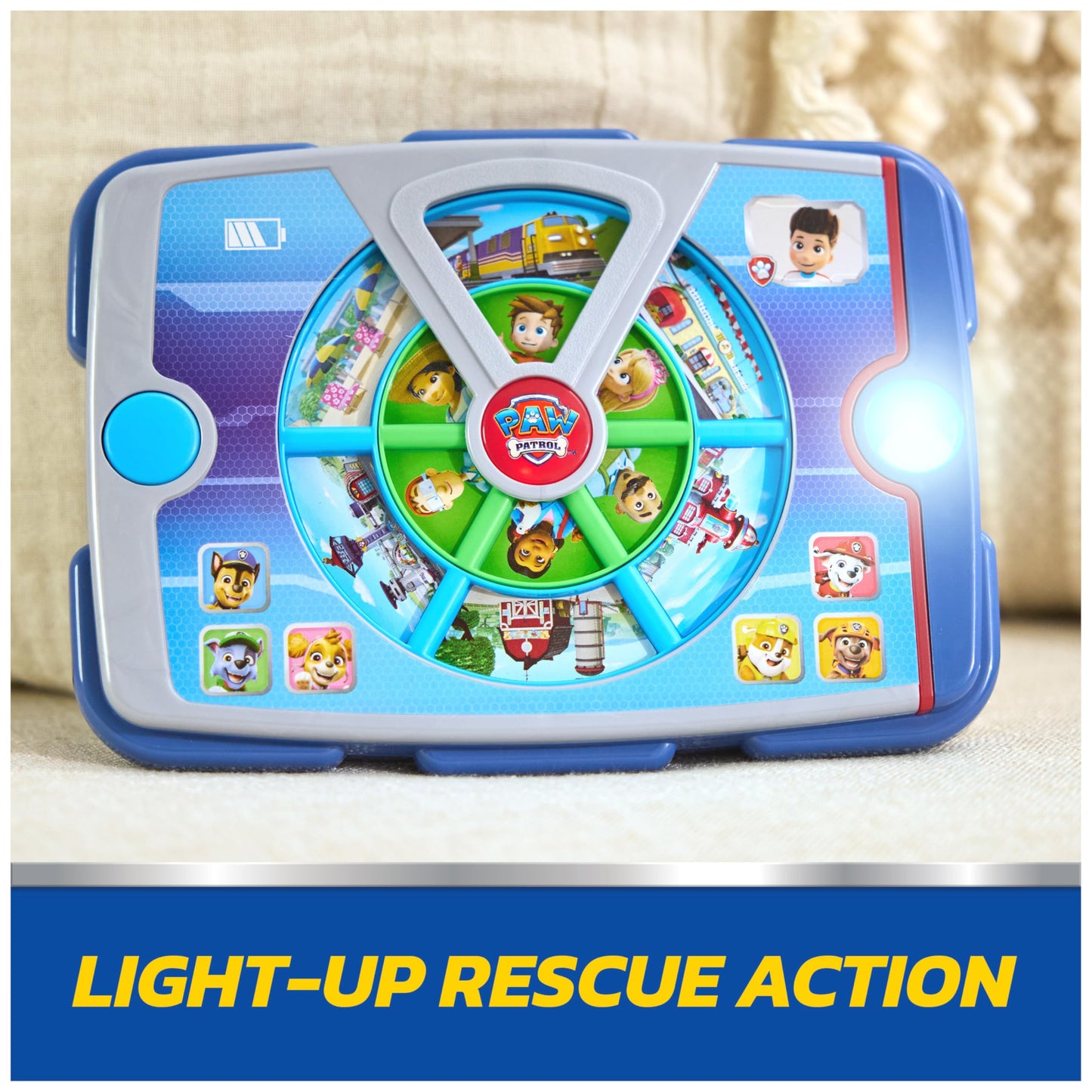 Paw Patrol Academy Rescue Mission Pup Pad, Interactive Toy with Lights, Sounds and Music, Pretend Play Kids Toys for Boys and Girls Ages 3 and Up