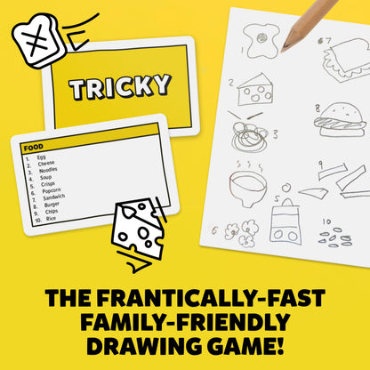 Six Second Scribbles: The frantically fast and fantastically fun drawing game | A family friendly party game for children, teens and adults (Six Second Scribbles)