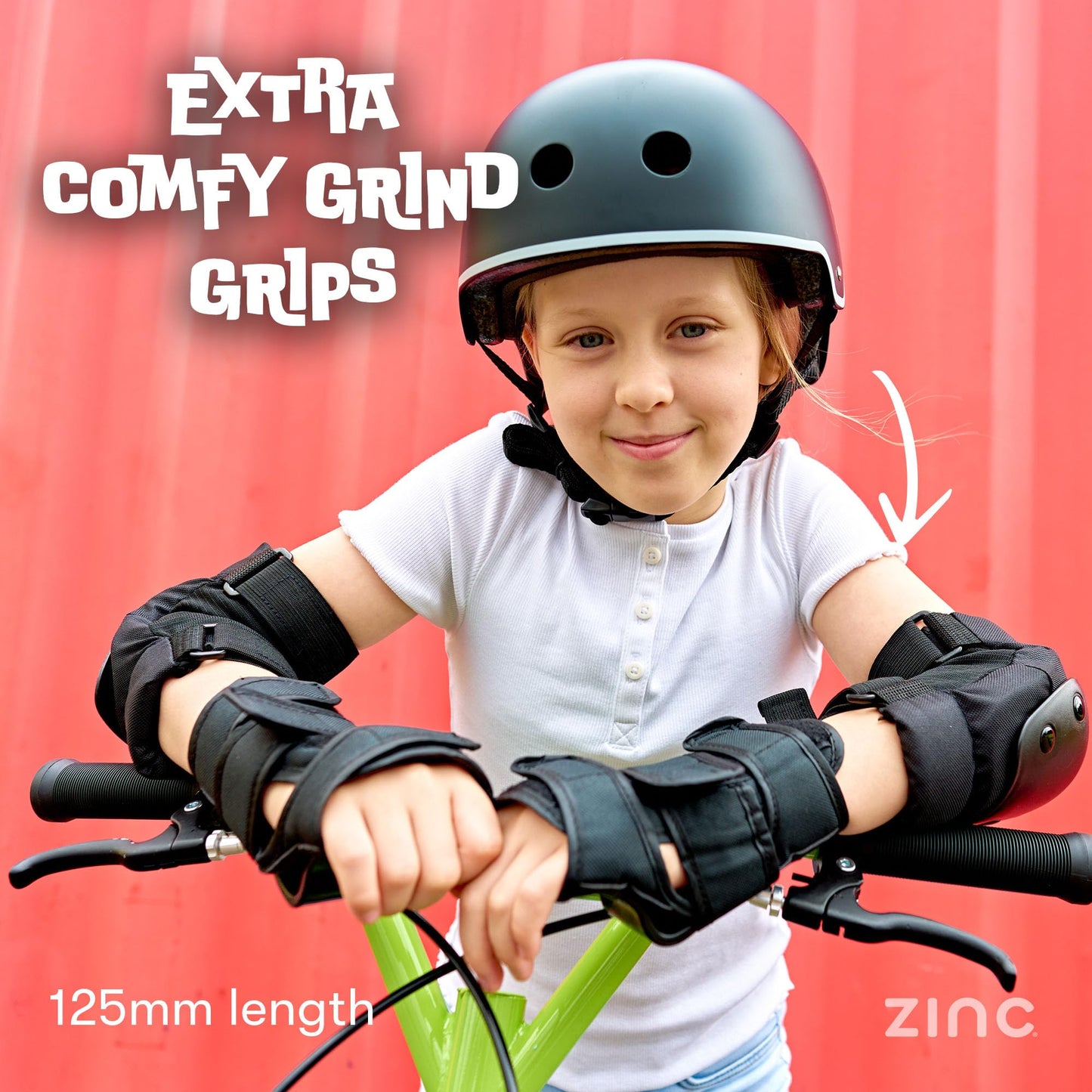 Zinc Radikal BMX Scooter for Kids Ages 6+ – 12 Inch Big Wheel Stunt Scooters with 360 Degree Handlebar Spin, Front & Rear Brakes, Steel Frame, Off-Road Tyres, Green & Black