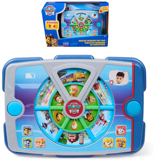 Paw Patrol Academy Rescue Mission Pup Pad, Interactive Toy with Lights, Sounds and Music, Pretend Play Kids Toys for Boys and Girls Ages 3 and Up