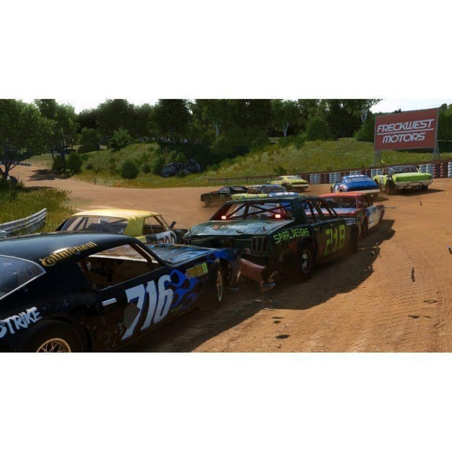 Wreckfest PS5 game by THQ Nordic showing a racing car crash scene on the cover art.