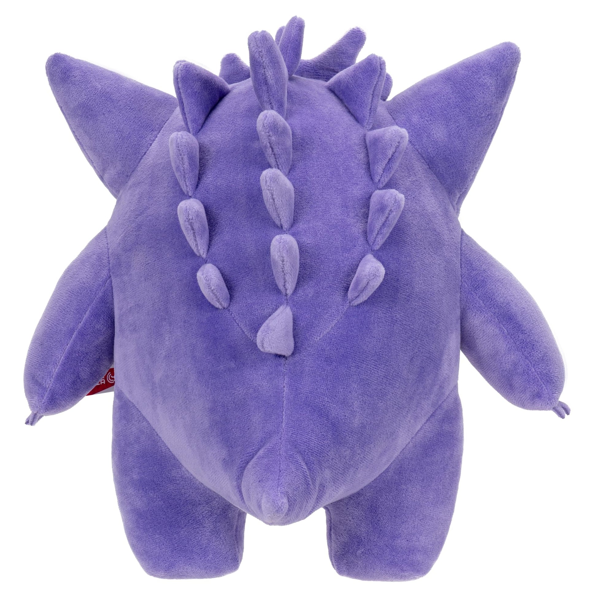 12-inch Pokémon Gengar plush toy featuring authentic details, perfect for kids and collectors.