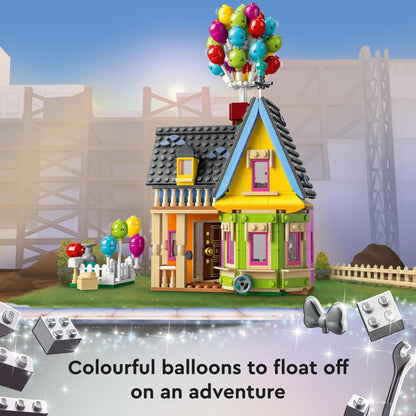 LEGO Disney and Pixar ‘Up’ House Buildable Toy with Balloons, Carl, Russell and Dug Figures, Collectible Model Set, Iconic Gift Idea for Kids, Girls & Boys 43217