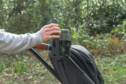 LittleLife Buggy And Pushchair Universal Cup & Phone Holder Adjustable Bottle Organiser for Stroller, Drink and Coffee Cup Holder with Phone Holder