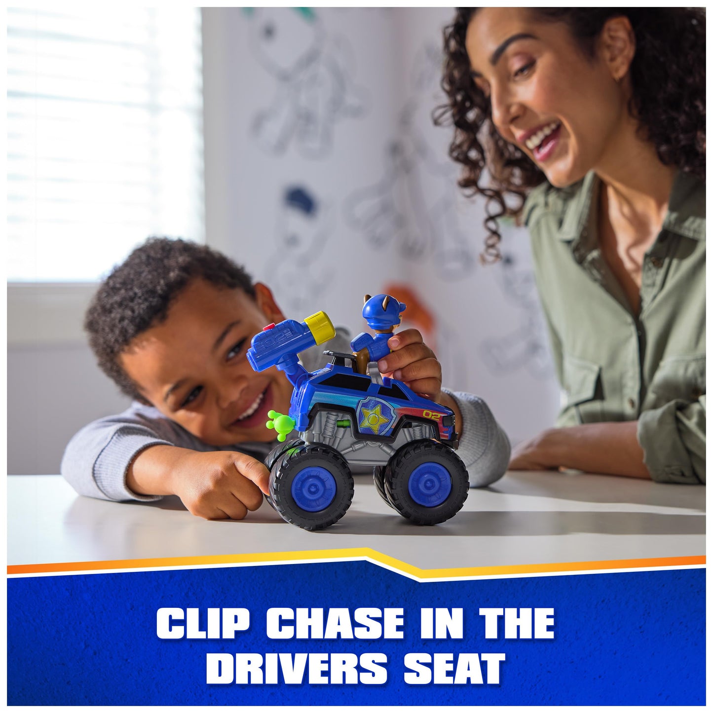Paw Patrol: Rescue Wheels Chase’s Cruiser, Toy Truck with Projectile Launcher and Collectible Action Figure, Kids’ Toys for Boys & Girls Ages 3 and up