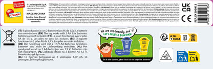 Lisciani - CAROTINA BABY - Musical Interactive Animal Trainer - Animal Sounds and Rhymes - Talking Book - Baby Motor Activity - Sensory Toys - Birth Gift Idea