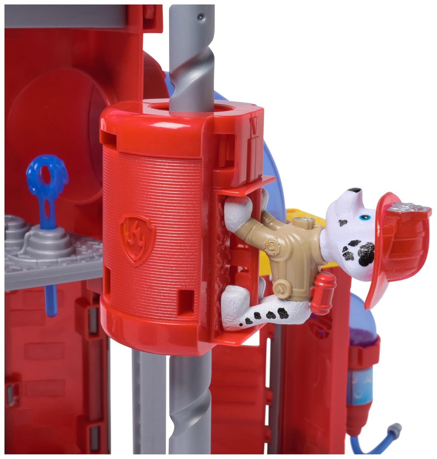 Paw Patrol Fire Rescue Command Center with Marshall Figure, Rescue Fire Truck, Lights, Launcher and Sound Fx, Kids Toys for Boys & Girls Ages 3 and Up