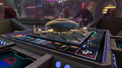 Ubisoft Monopoly Star Wars Heroes vs Villains game for PS5 featuring Star Wars characters and themed game board.
