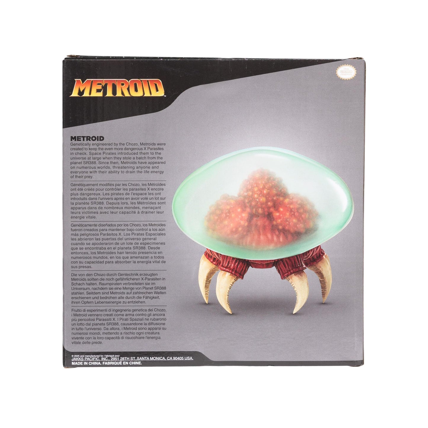 Nintendo Metroid Prime 15.2cm Action Figure, Official by Jakks Pacific, Detailed & Textured Design, Collectible Figurine with Multiple Points of Articulation, Perfect for Play & Display